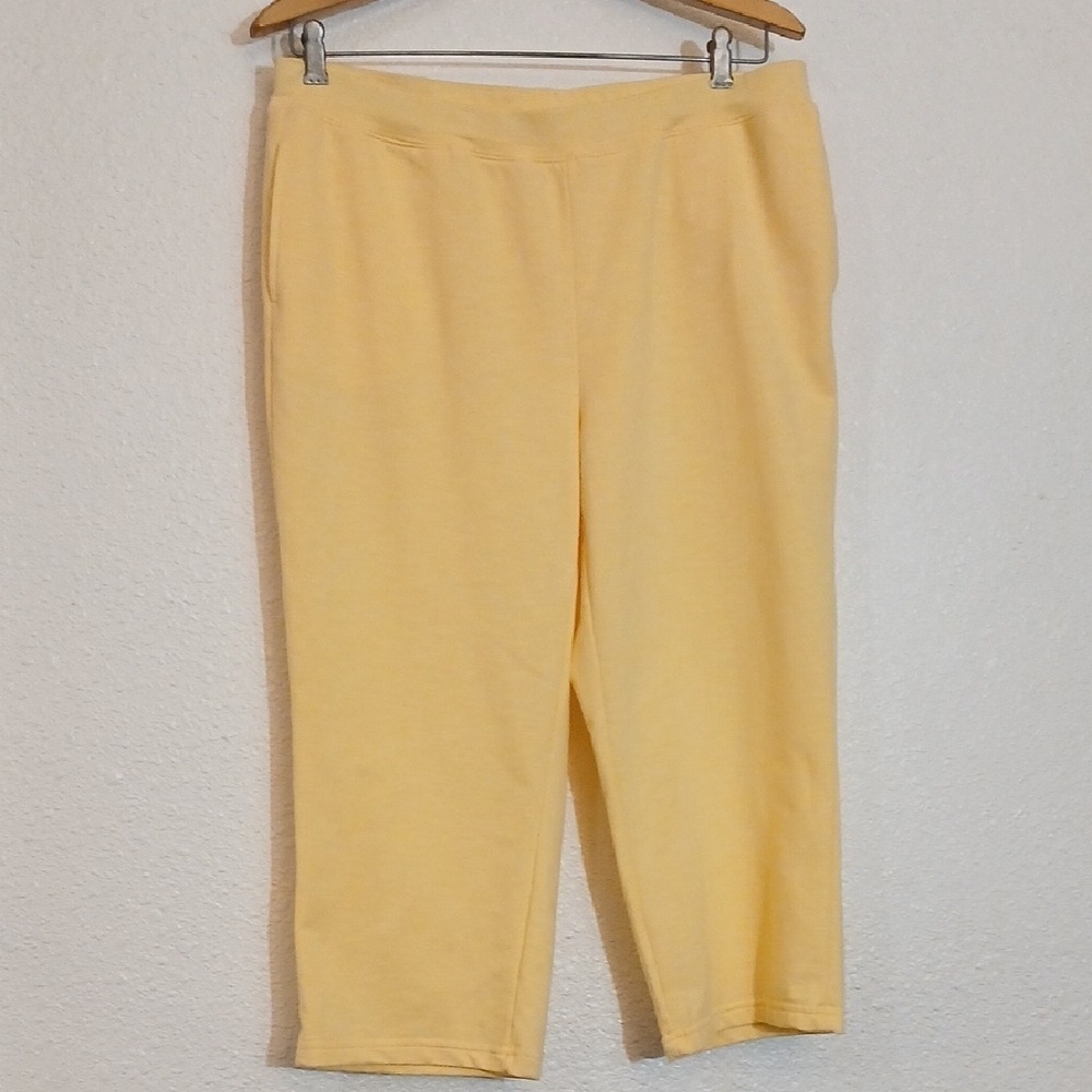 Make Offer!  SILVERWEAR Yellow Capri Pants